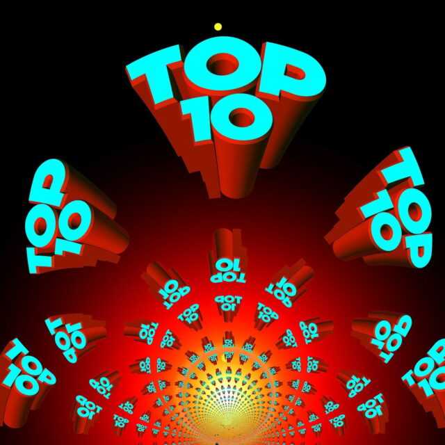 Photo by geralt top, top ten, best, hit parade, charts, success, music, top 10, hit, hit list, order of precedence, ranking, sorting, music charts, indicator, placement, top 10, top 10, top 10, top 10, top 10