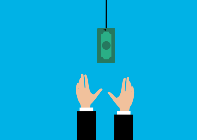 money, currency, dollar, bait, business, businessman, finance, fishing, fraud, hook, incentive, metaphor, reaching, temptation, wealth, investor, cartoon, competition