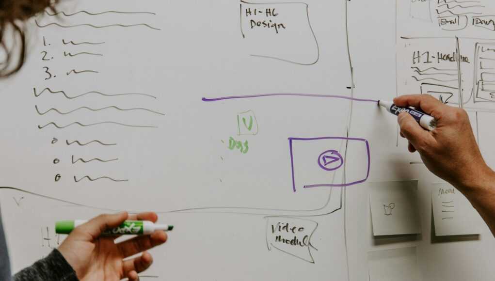 Как адаптировать торговую стратегию к меняющемуся рынку two people drawing on whiteboard