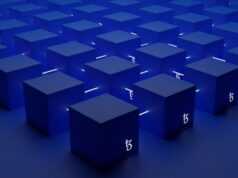 Энергетический сектор и блокчейн — учёт, торговля и микросети a group of blue cubes with numbers on them